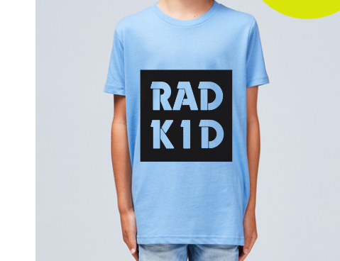 Alaska Tees - TIGER RADKID TEE - BABY BLUE