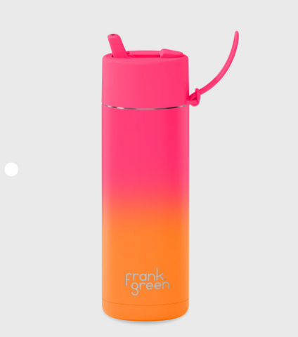 Frank Green Ceramic Reusable Bottle - 20oz /  SUMMER SUNSET