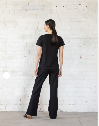 DRESSED - ABSTRACT T-SHIRT - BLACK
