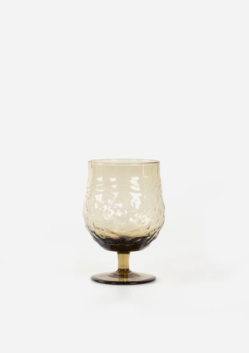 French Country  - Serena Smoke Wine Goblet Set of 2