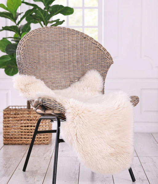 MM Linen - NZ Wool Sheepskin Rug - DOUBLE LINEN