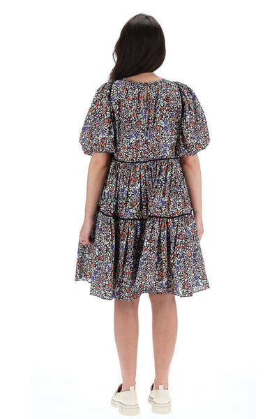 Charlo - Simone Dress - Black Floral