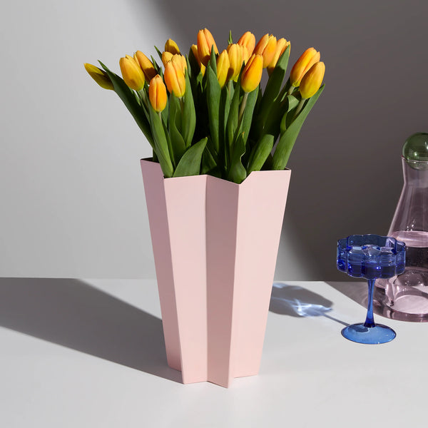 FAZEEK STAR VASE - PINK