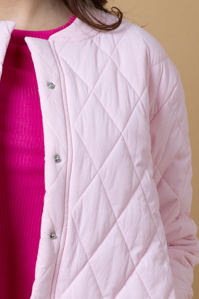CHARLO Stevie Quilted Jacket - PINK