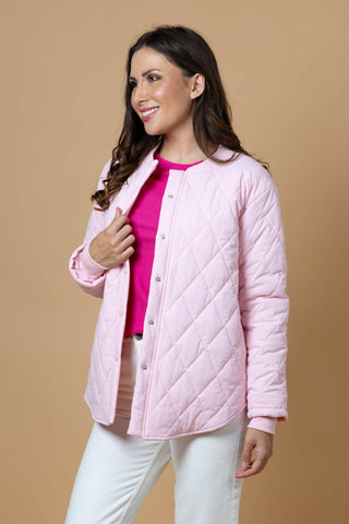 CHARLO Stevie Quilted Jacket - PINK