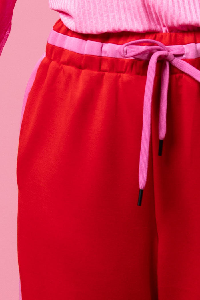 CHARLO SULLIVAN TRACK PANT - RED