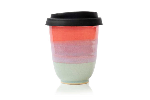 Westcost Stoneware Reusable Travel Cup 8oz - Sunrise