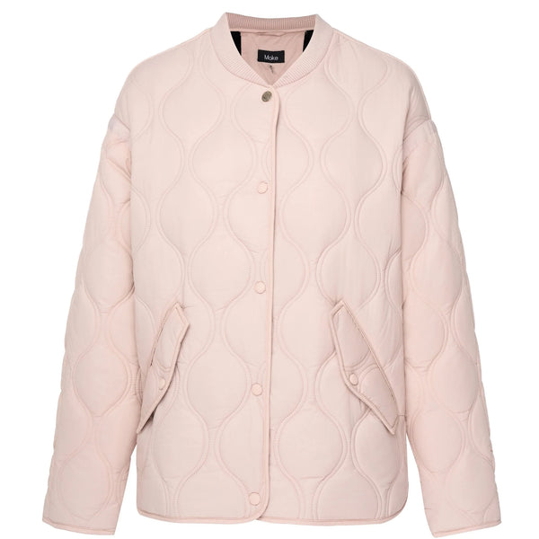 MOKE - TALEI - WOMEN'S QUILT BOMBER - BLUSH