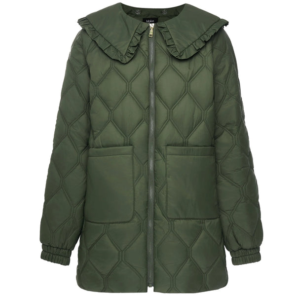 MOKE - TESS - WOMEN'S QUILT COAT - OLIVE GREEN