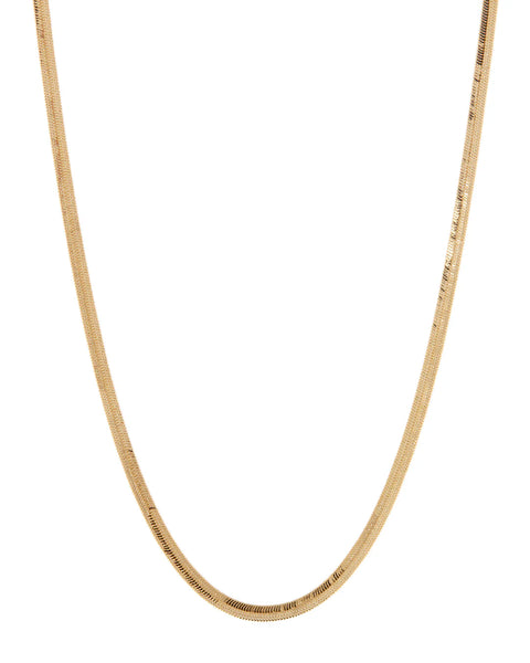 LUV AJ- CLASSIQUE HERRINGBONE CHAIN - GOLD