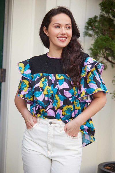 Charlo - Trina Top - Print