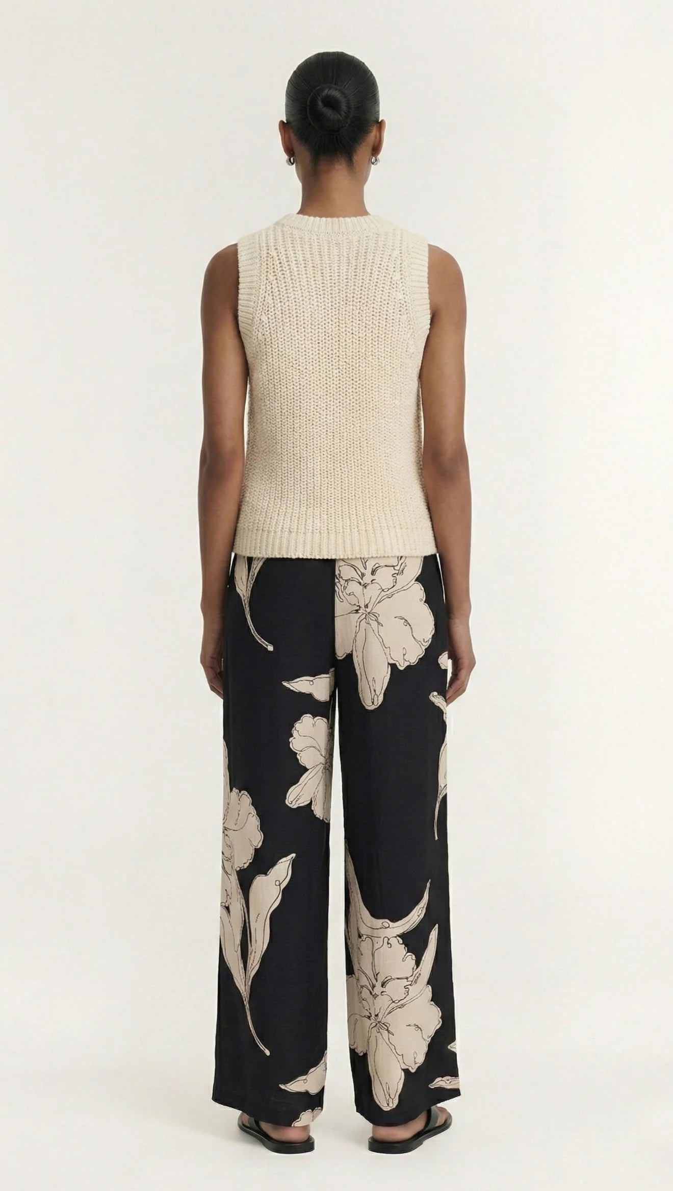 STAPLE THE LABEL - COVE KNIT TANK - NATURAL BEIGE