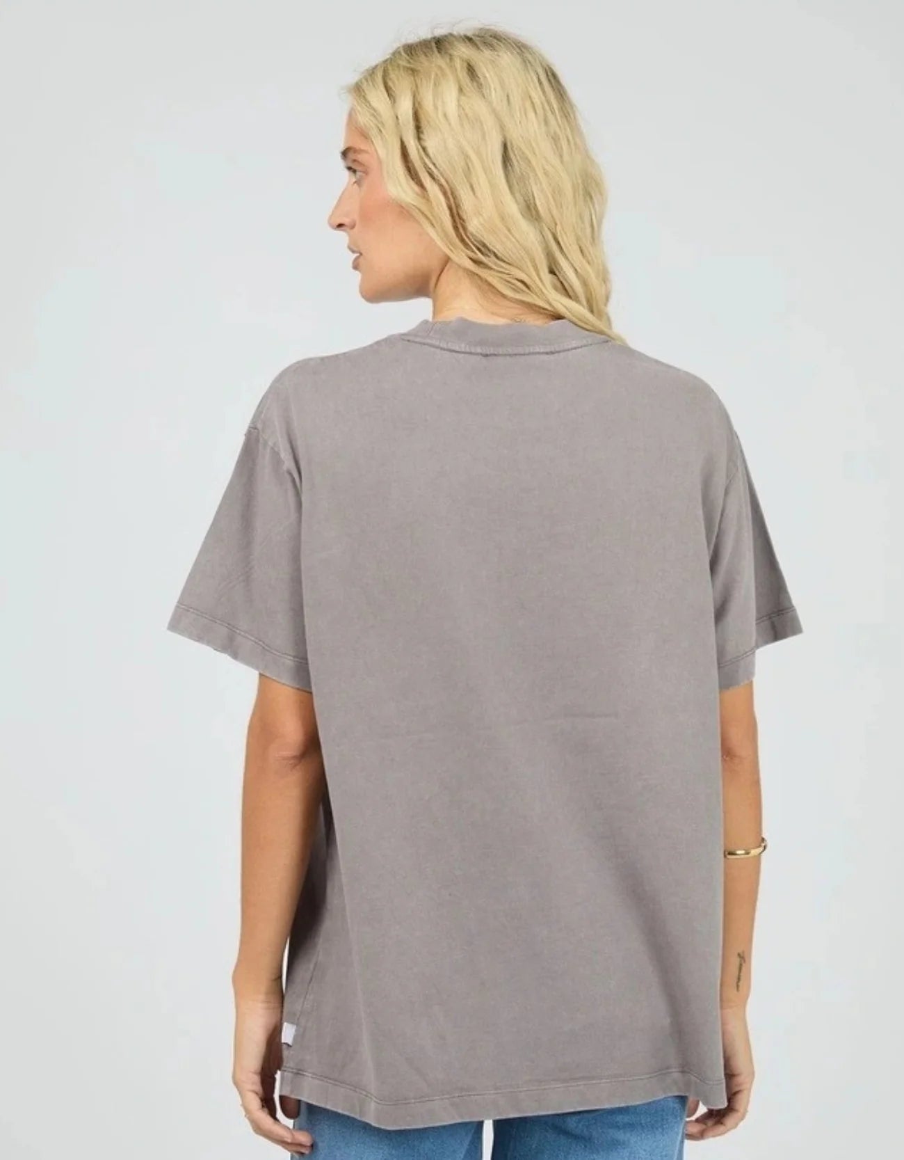 ALL ABOUT EVE - PROVENCE RELAXED TEE - CHARCOAL