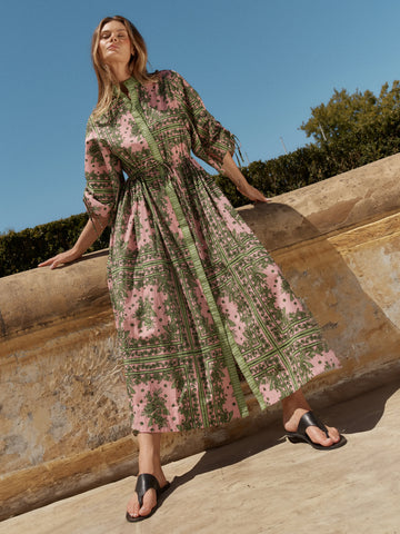 FATE & BECKER -DOMINICA DRESS - PAISLEY MULTI
