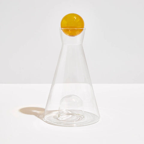 FAZEEK VICE VERSA CARAFE - CLEAR + AMBER