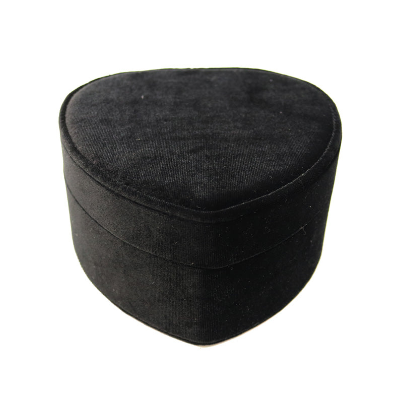 Le Forge - VELVET HEART JEWELLERY BOX - BLACK