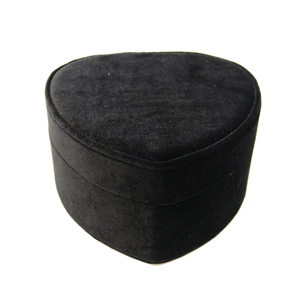 Le Forge - VELVET HEART JEWELLERY BOX - BLACK