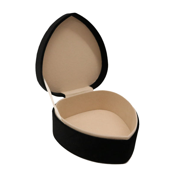 Le Forge - VELVET HEART JEWELLERY BOX - BLACK