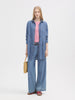 NICE THINGS PALOMA S. - DENIM SHIRT DRESS - LIGHT DENIM