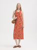 NICE THINGS PALOMA S - ANCHOR ROPES DRESS - CHESTNUT