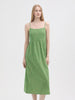 NICE THINGS PALOMA S - CHAMBRAY STRAPPY DRESS - LIGHT GREEN
