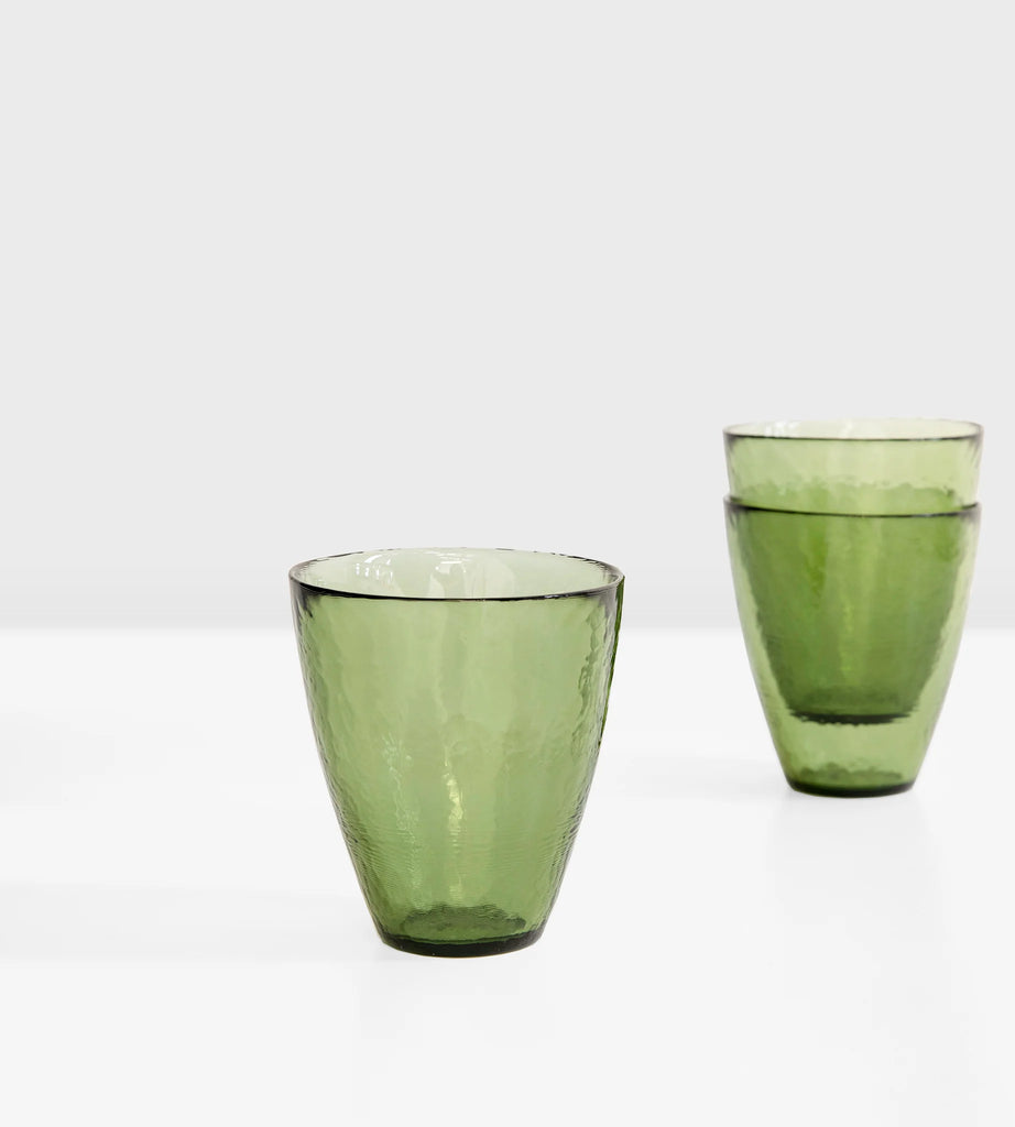 French Country - VITRO OLIVE TUMBLER GLASS Set of 2