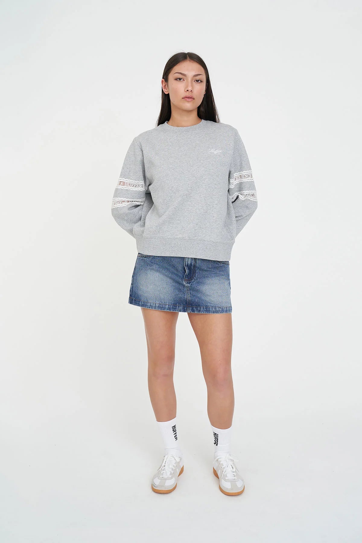 HUFFER CHERIE CREW 350 - GREY MARLE
