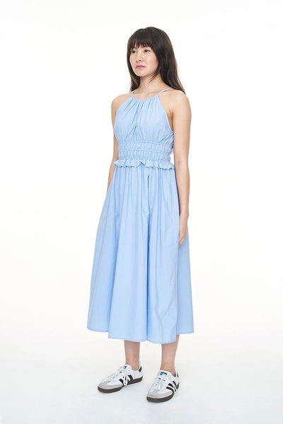 HUFFER - CRUISE JEANNE MIDI DRESS - CORNFLOWER