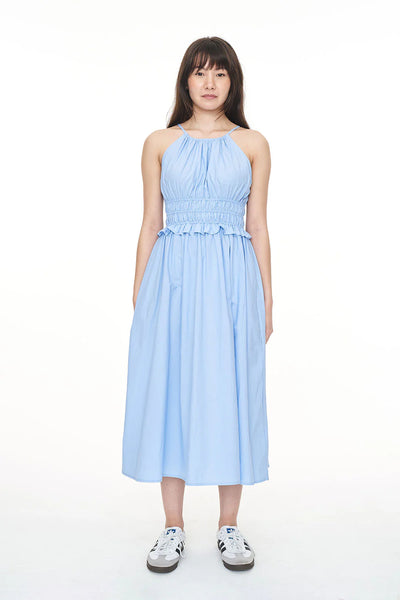 HUFFER - CRUISE JEANNE MIDI DRESS - CORNFLOWER