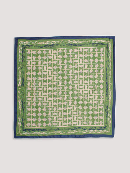 NICE THINGS -SCARF - KIWI GREEN - SQUARE