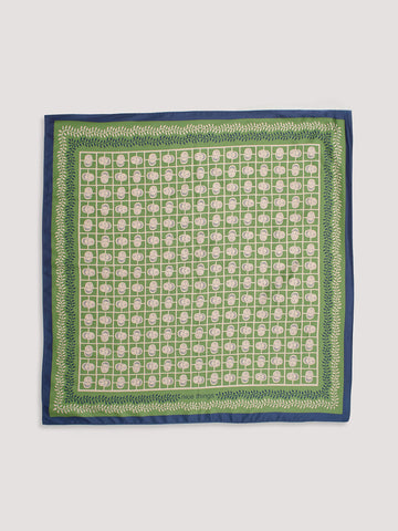 NICE THINGS -SCARF - KIWI GREEN - SQUARE