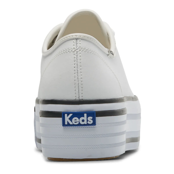 KEDS - Triple Up Leather-Foxing - White