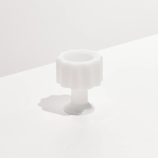 Fazeek WAVE CANDLE HOLDER - WHITE