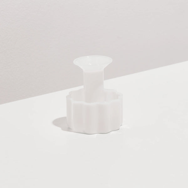 Fazeek WAVE CANDLE HOLDER - WHITE