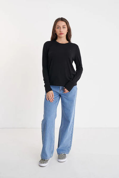HUFFER - LANEWAY TEE - BLACK