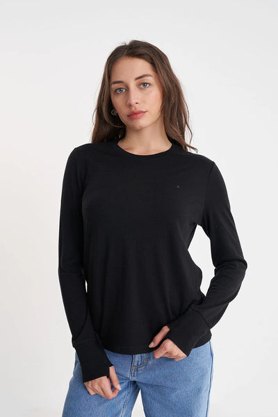 HUFFER - LANEWAY TEE - BLACK