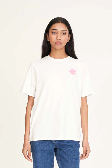 HUFFER - CLASSIC TEE 170/FLOWERBOMB - CHALK