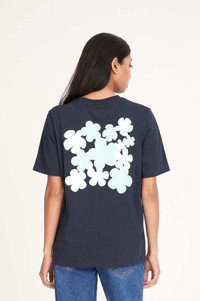 HUFFER - CLASSIC TEE 170/FLOWERBOMB - MIDNIGHT
