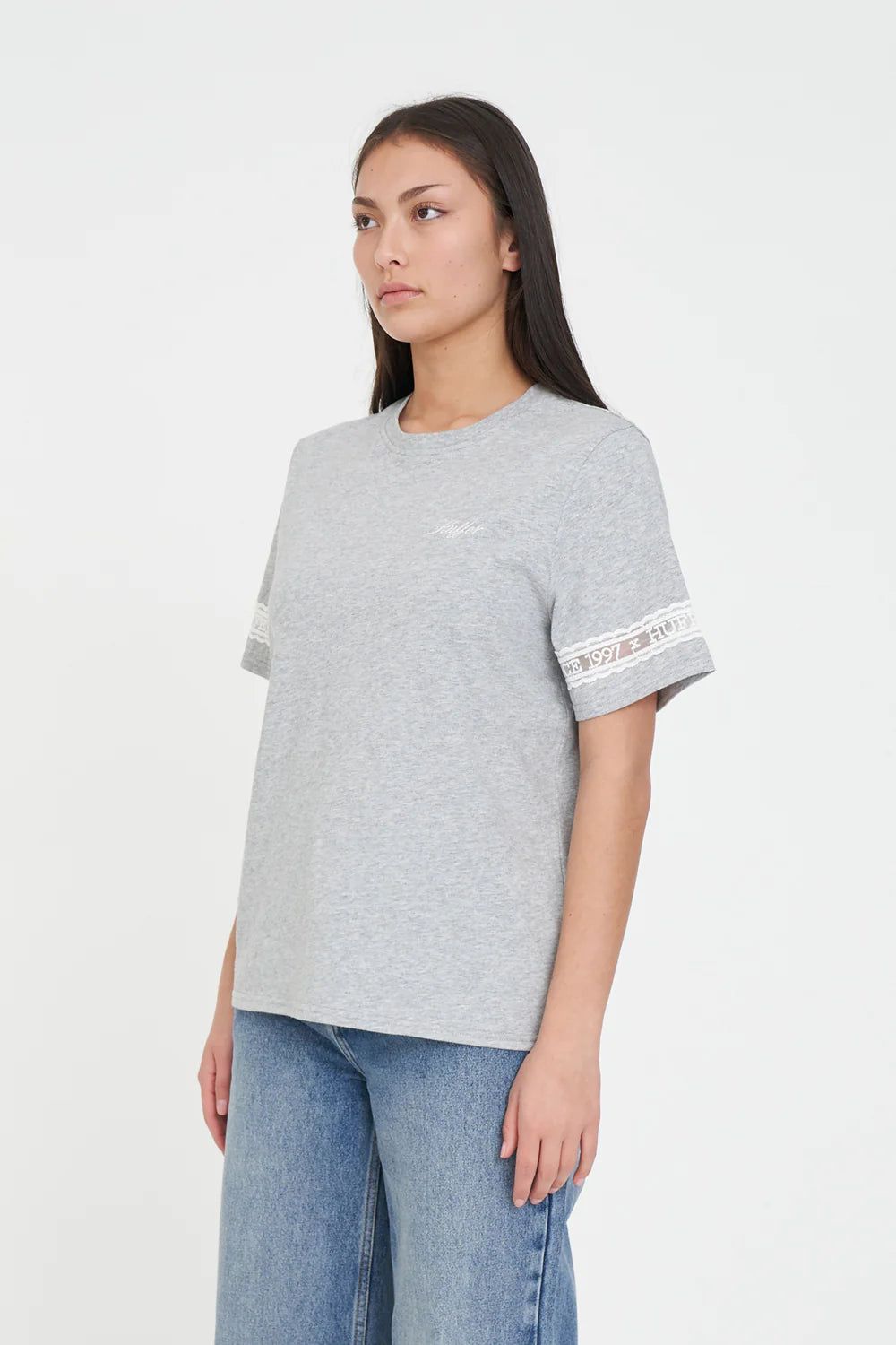 HUFFER CHERIE CLASSIC TEE 170 - GREY MARLE