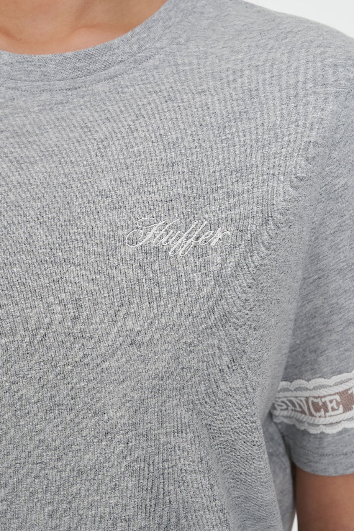 HUFFER CHERIE CLASSIC TEE 170 - GREY MARLE