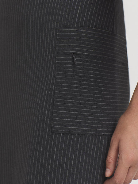 NICE THINGS - SKIRT - GREY PINSTRIPE