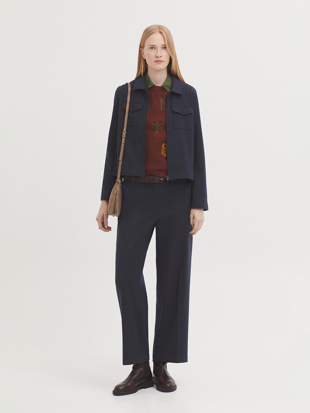 NICE THINGS - TROUSER - NAVY