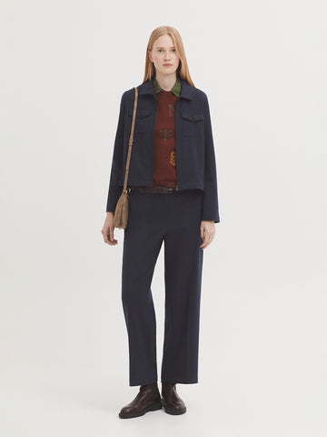 NICE THINGS - TROUSER - NAVY