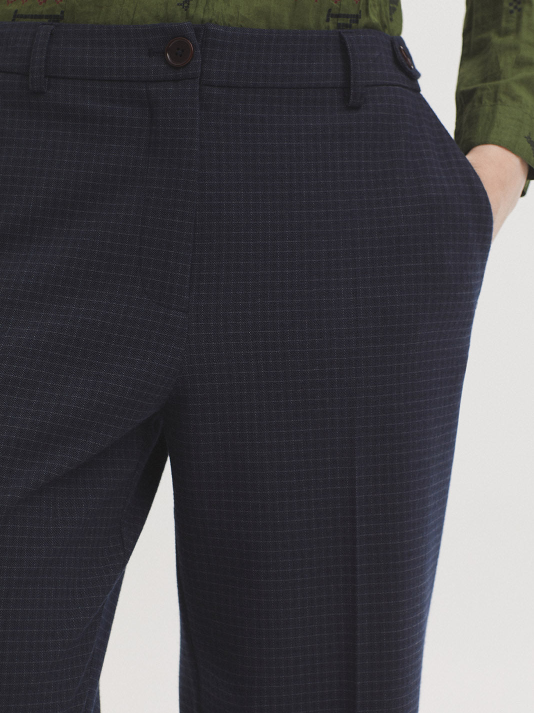 NICE THINGS - TROUSER - NAVY
