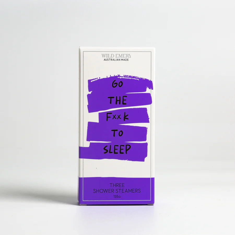 WILD EMERY - SHOWER STEAMERS - GO THE FxxK TO SLEEP