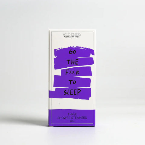 WILD EMERY - SHOWER STEAMERS - GO THE FxxK TO SLEEP