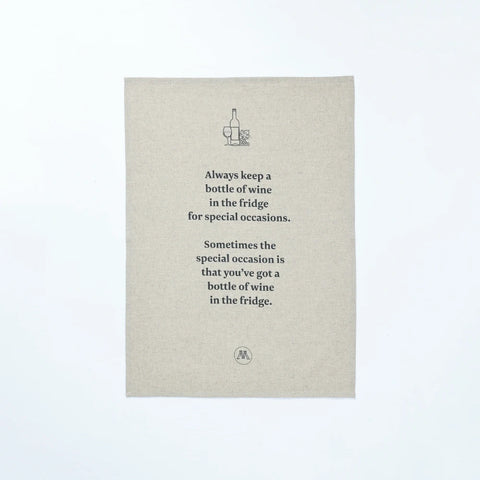 MM Linen - WINE NOT TEA TOWEL