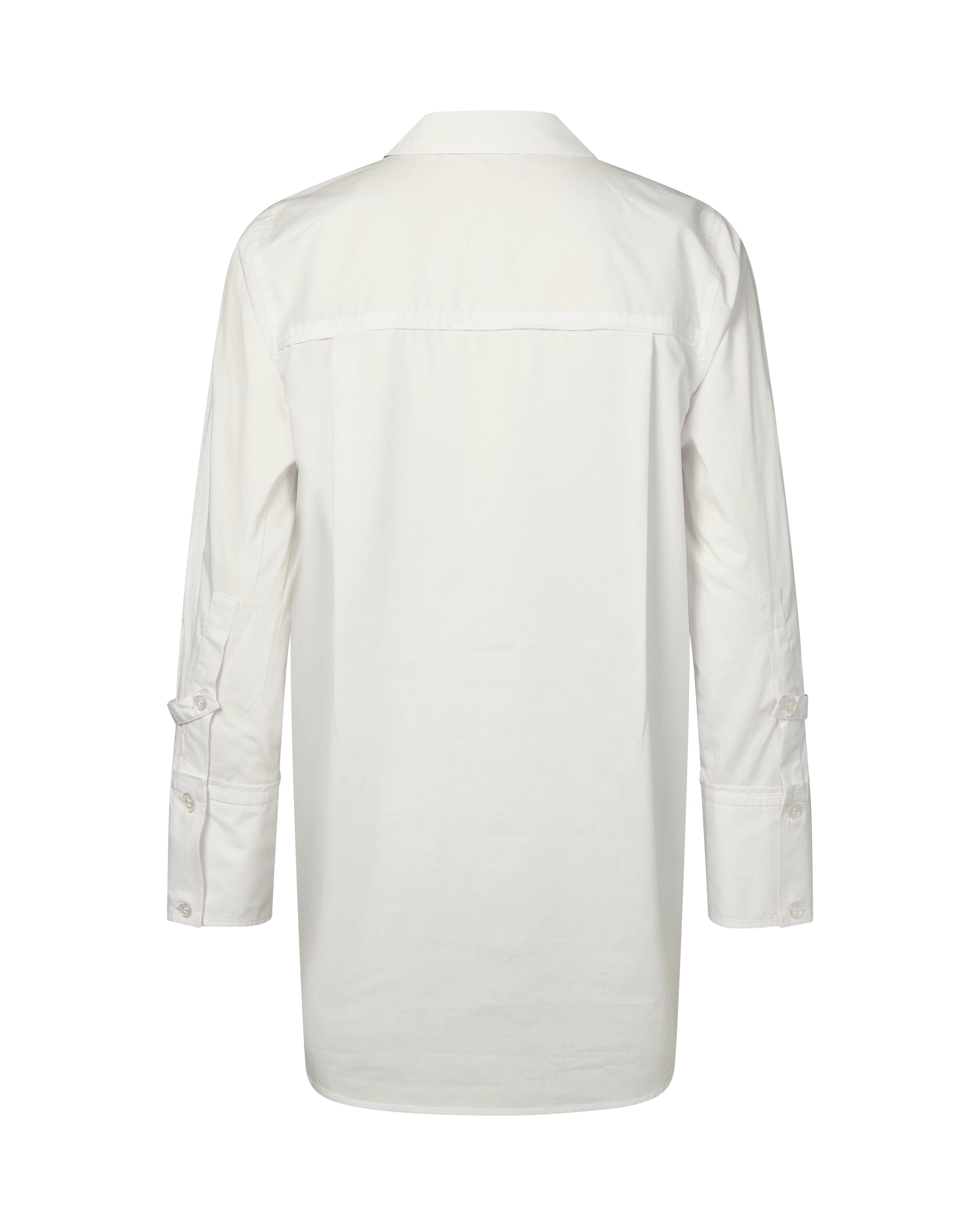 MARCO POLO - ESSENTIAL POPLIN SHIRT - WHITE