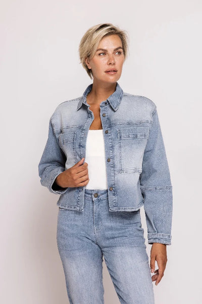 ZHRILL - LOUIE JACKET  - BLUE