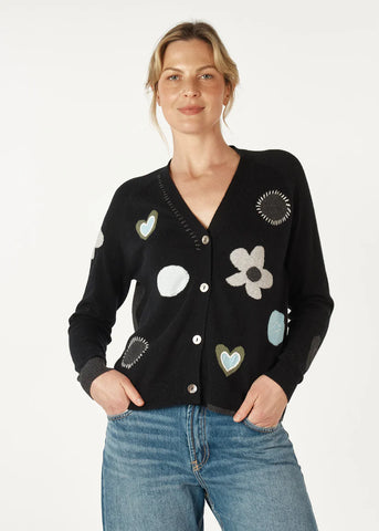 ZAKET & PLOVER - HAPPY CARDI - BLACK